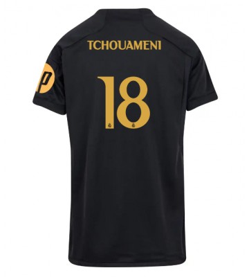 Real Madrid Aurelien Tchouameni #18 Replika Tredjetrøje Dame 2023-24 Kortærmet